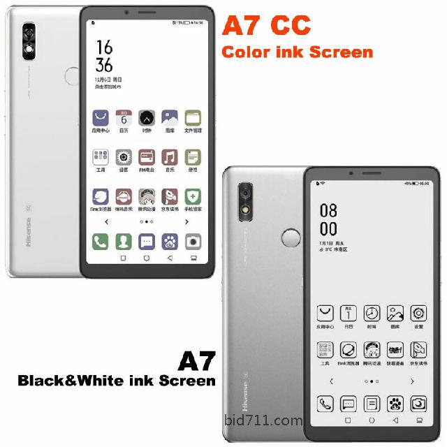 Hisense A7 CC Color E Ink Screen 5G Smartphone Google Reading Phone 6G+128G